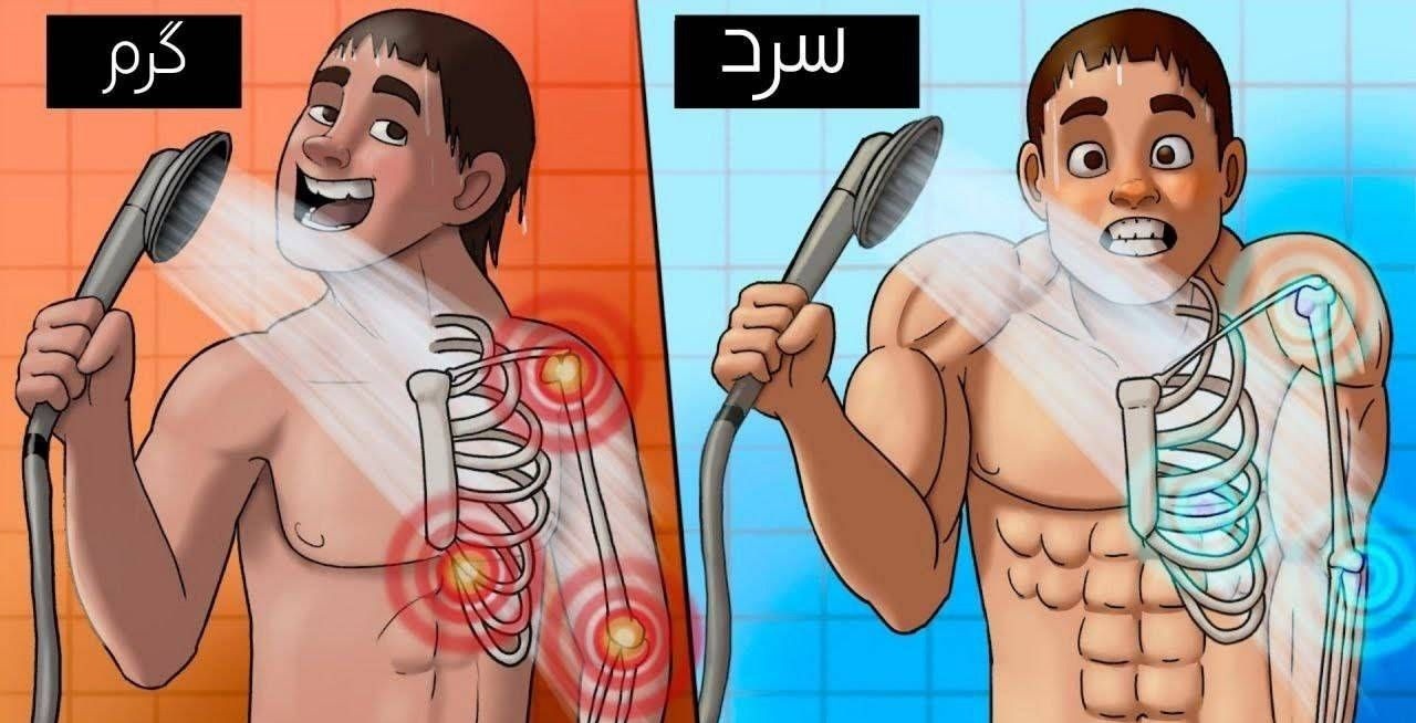فواید دوش آب سرد و دوش آب گرم در سلامت بدن