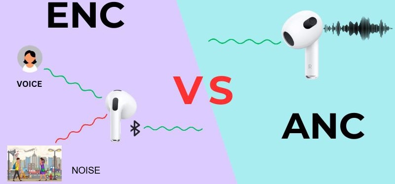 فناوری ENC و فناوری ANC چه تفاوتی دارند؟