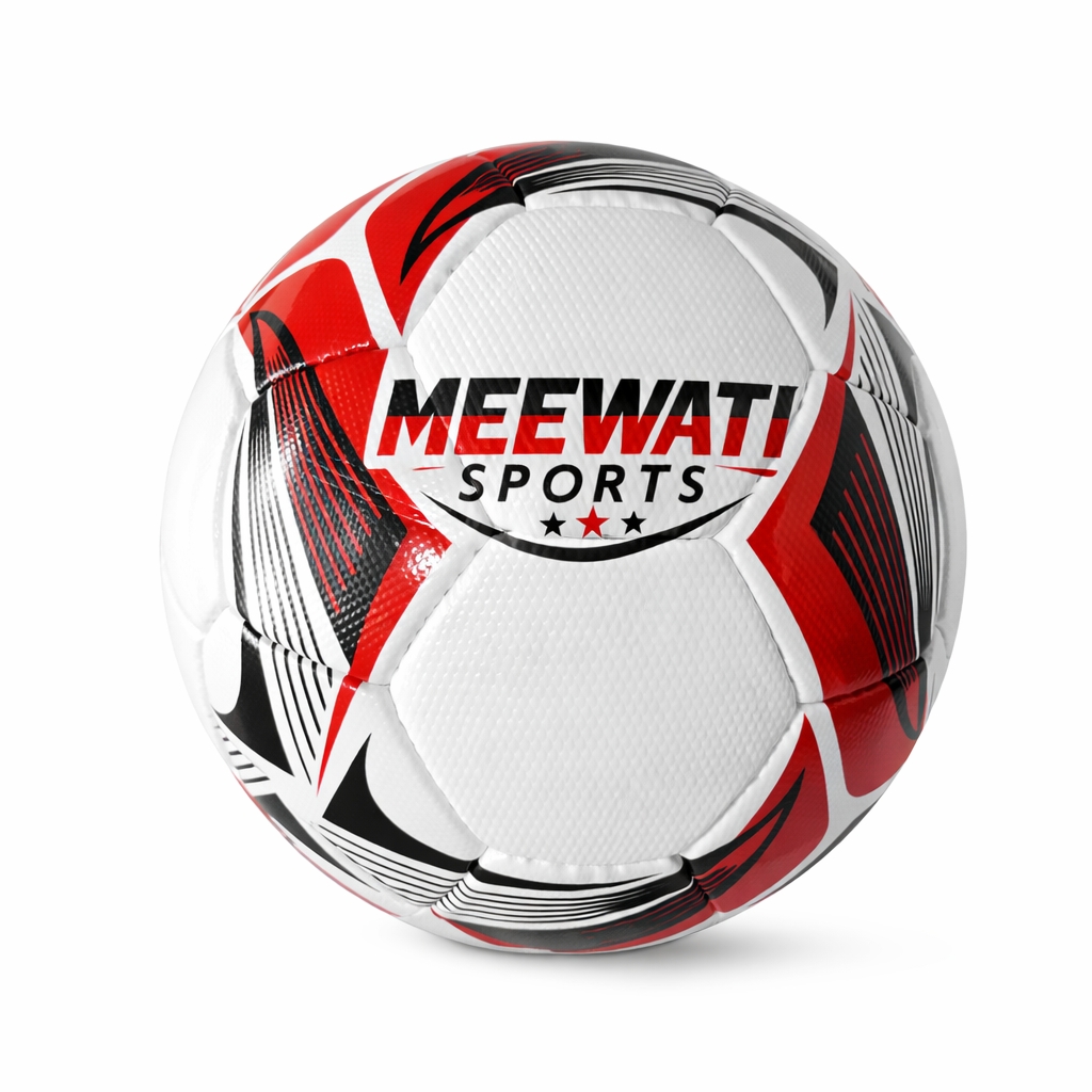 توپ فوتبال سایز 5 redblack_ MEEWATI