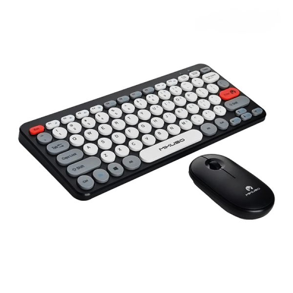 ست موس و کیبورد بی‌سیم میکاسو مدل MIKUSO KB-C027